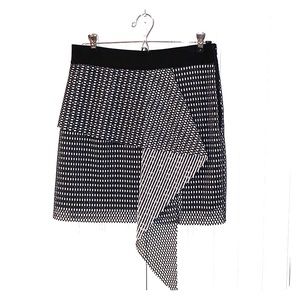 Milly stretch skirt with adorable waterfall detail